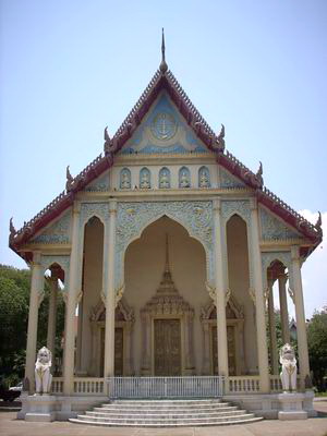 พระอุโบสถวัดเทวสังฆาราม จ.กาญจนบุรี 