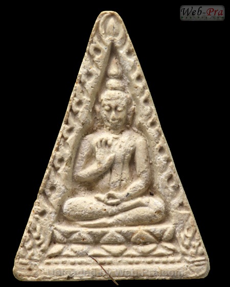 ปี 2514 พระผง รุ่น 4 พระธรรมขันธ์ พิมพ์สามเหลี่ยม(พิมพ์คะแนน "ภ") วัดปากน้ำ (พิมพ์คะแนน)