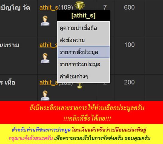 พระปิดตาหล่อลอยองค์ ตอกโค๊ตใต้ฐาน ไม่ทราบที่