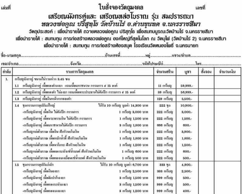 เหรียญมังกรคู่ สมปรารถนา เนื้อมหาชนวน ไม่ตัดปีก โค๊ด ๙ รอบ หมายเลข 294 สร้าง 666 เหรียญ พร้อมกล่อง 