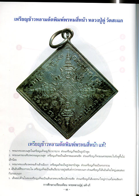 หนังสือ การศึกษาเปรียบเทียบพระ หลวงปู่ดู่ พรหมปญโญ วัดสะแก แท้ - เก๊  (ออกใหม่ครับ)