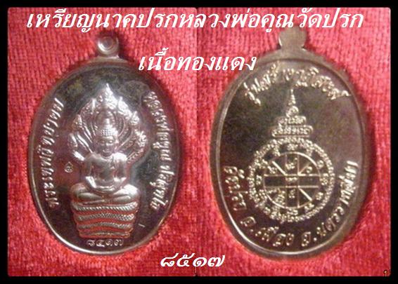 เหรียญนาคปรกหลวงพ่อคูณปลุกเสกวัดปรกเนื้อทองแดง2เหรียญ