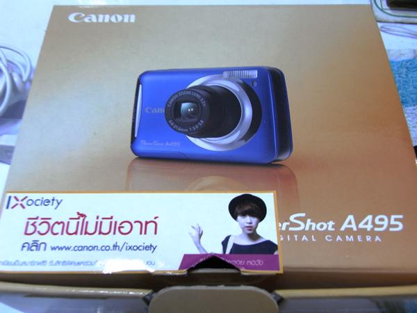 กล้อง Canon A 495 สภาพใหม่มากครับ ซื้อมาใช้ได้ไม่กี่ครั้งเองครับ