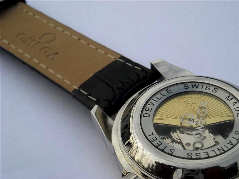   "  วัดใจ เคาะเดียว  "  Omega Deville automatic หน้าขาว ขอบทอง