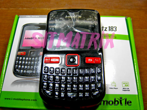 imobile hitz183 จอสี fm บลูทูส ของใหม่กิ๊ก ๆ เลย  (ฝาหลังสีแดงแรงฤทธิ์)  รองรับ 2 sim ดูหนัง ฟังเพลง