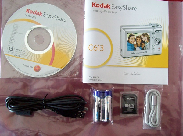 กล้องดิติตอลKodak รุ่นEasy Share c613**ไม่มีกล่อง มาลดราคา อุปกรณครบชุด**