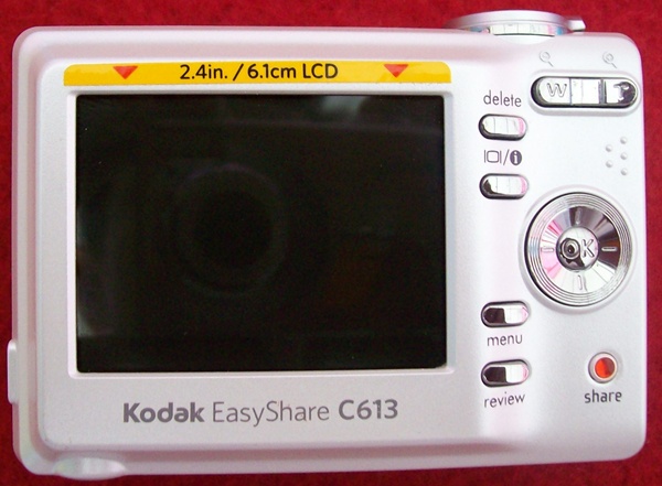 กล้องดิจิตอล Kodak รุ่นEasyShare c613 *ใช้ถ่าน2A*เมนูไทย*ความละเอียด6.2ล้าน****แถมเมมโมรี่1GB*****