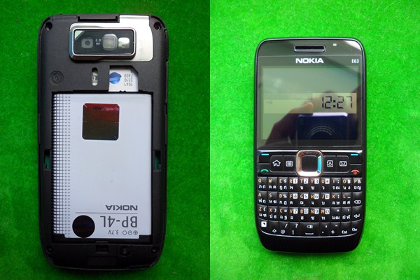 ****(เคาะเดียว) NOKIA E63 สีดำ****