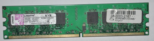 แรม DDR2 512MB Bus 667 (มือสองครับ)