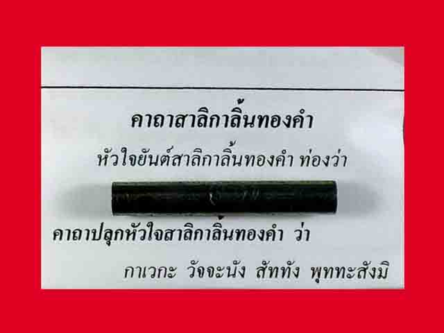 ***ตะกรุดสาริกาลิ้นทอง พระอาจารย์พิจารย์ วิจารโณ วัดโพธิ์ผักไห่ จ.อยุธยา ***สุดยอดเมตตา