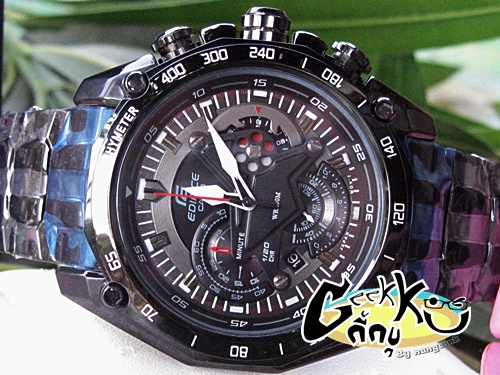 CASIO EDIFICE EF-550D BLACK DIAL เคาะเดียว