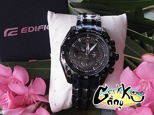 CASIO EDIFICE EF-550D BLACK DIAL เคาะเดียว