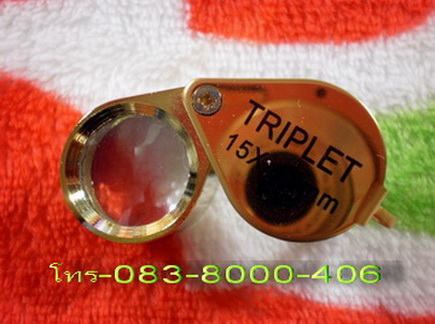 กล้องส่องพระTRIPLET15X*21MMสีทองไมครอนสวยงามรับประกันคุณภาพครับท่าน