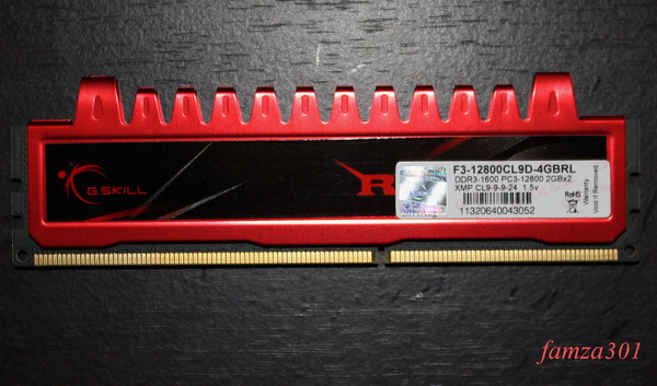 แรม G.SKILL RIPJAWS DDR3  ( 2GBx2 )