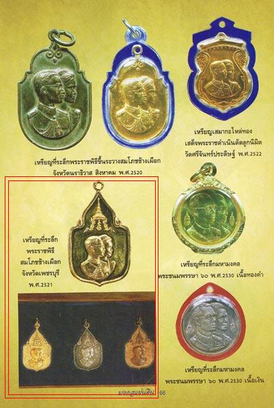 เหรียญสมโภชช้างเผือก ( พิมพ์นิยม สวยมาก หายาก + พิมพ์ธรรมดา ) ปี 2521  กะหลั่ยทอง รวม 2 เหรียญ 