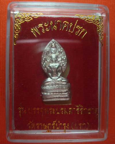 พระนาคปรก หลวงพ่อคูณ วัดปรก เนื้อเงิน ปี53 ตอกโค้ด คูณ+หมายเลข 4799