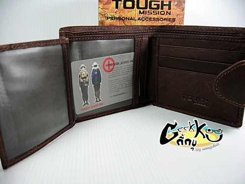 กระเป๋าตังค์ TOUGH หนังแท้ ของใหม่ .