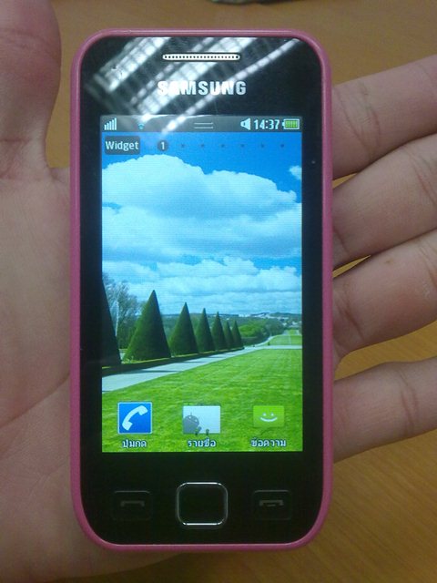 โทรศัพท์ samsung wave 525 สวยเดิมๆครับ ( เคาะเดียวครับ )