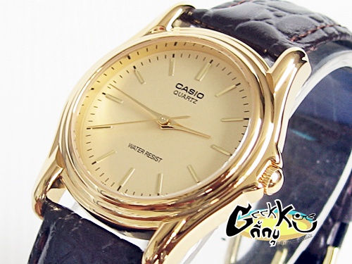  นาฬิกาข้อมือ Casio รุ่น MTP-1096 สายหนัง แท้และใหม่ 