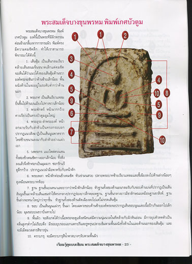 หนังสือ เรียนรู้ดูแบเซียน พระสมเด็จบางขุนพรหม