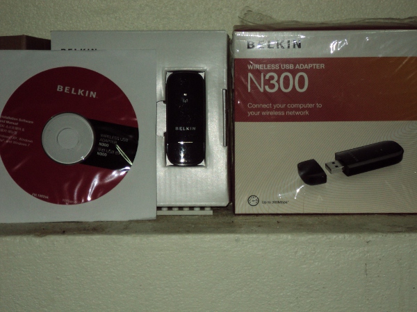  Belkin N300 Wireless USB Adapter