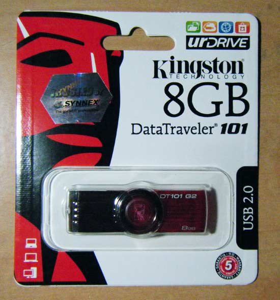 วัดใจเคาะเดียว ราคาเบา แฟลชไดร์ฟ Kingston 8 GB