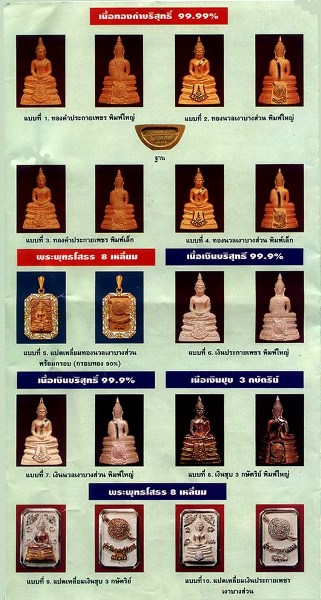 พระพุทธโสธร รุ่นประวัติศาสตร์ 80 ปี กรมตำรวจ เนื้อเงินนวลบางส่วน พิมพ์ใหญ่ หมายเลข 248685(เคาะเดียว)