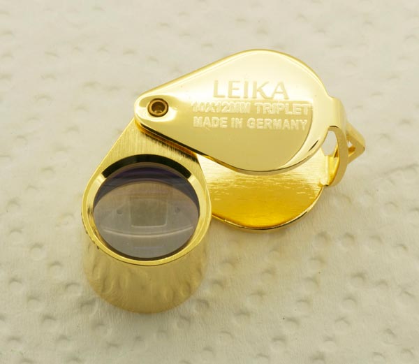 กล้องส่องพระ LEIKA สินค้านำเข้าจาก"เยอรมัน" ขนาด10X12mm. จิ๋วแต่แจ๋วมี สีทองสุดหรู...