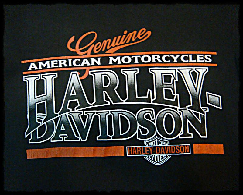 เสื้อยืดฮาร์เลย์ HARLEY DAVIDSON ผ้าร้อยแท้ๆ Made in USA เบอร์ S (Lคนไทย)