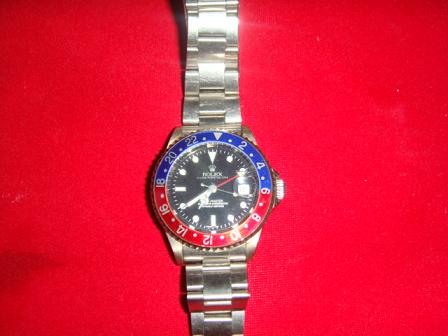 นาฬิกาข้อมือ Rolex รุ่น gmt master ขนาด Kingsize