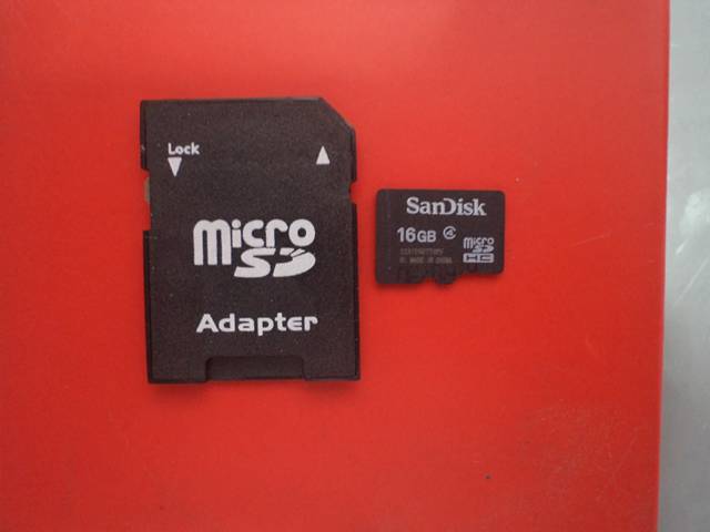 (*เมมโมรี่ Micro sd ความจุ 16GB เอาไว้ใช้งานครับ..