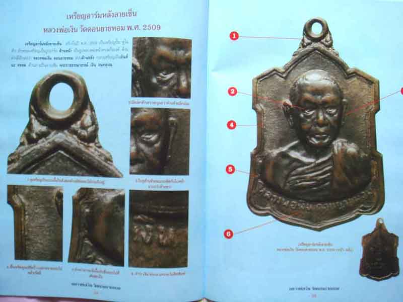 หนังสือ กลเม็ดเคล็ดลับการศึกษาพระเครื่อง หลวงพ่อเงิน วัดดอนยายหอม จ.นครปฐม 