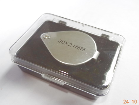 ++ เคาะเดียว 110 บาท ++  กล้องส่องพระ JEWELER'S LOUPE TRIPLET  30X21 MM 