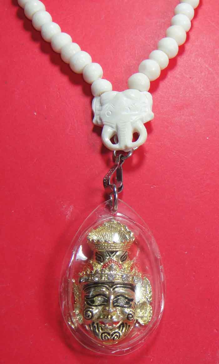 สร้อยลูกประคำกระดูกช้าง สำหรับแขวนพระ ยาว 26 นิ้ว สวยจี๊ดๆๆ ( Elephant Bone Buddhist Prayer Beads Ma