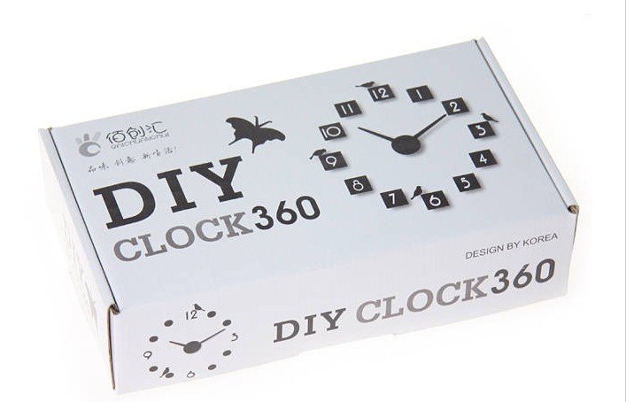 นาฬิกาติดผนัง DIY CLOCK 360 "จัดส่งฟรีค่ะ"