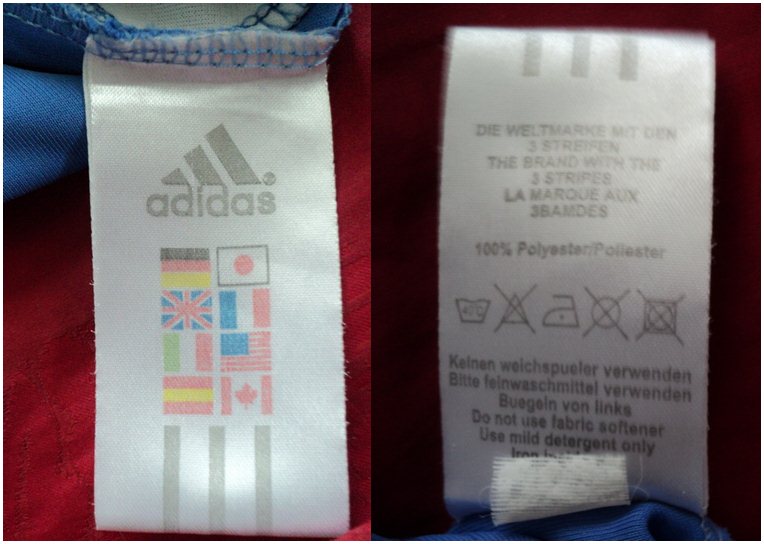 เสื้อกีฬา "ADIDAS" Made in SINGAPORE สภาพสวย สีสด //เคาะเดียว