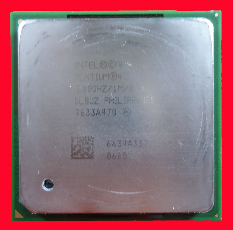 CPU Intel Pentium 4 3.00GHz socket 478 motherboard สำหรับคอมรุ่นเก่าอยากแรง 300 บาท ไม่แพงครับ