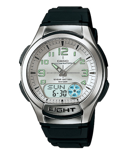 ★★★ นาฬิกา Casio standard 10 Year Battery AQ-180W-7BVDF ใหม่ แท้ 100 รับประกัน 1 ปี