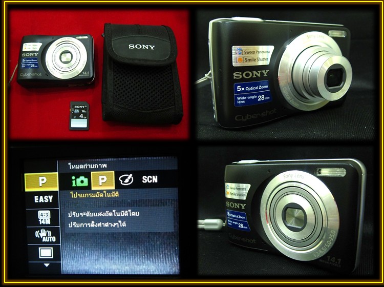 เคาะเดียว กล้อง digital Sony Cyber-shot DSC-S5000  สีดำ