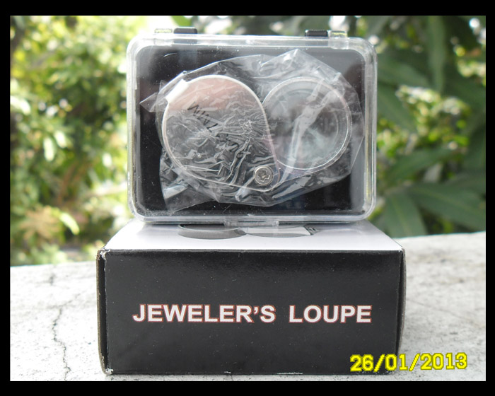 >> เคาะเดียว << กล้องส่องพระ JEWELER'S LOUPE 20X17MM ตัว3/5