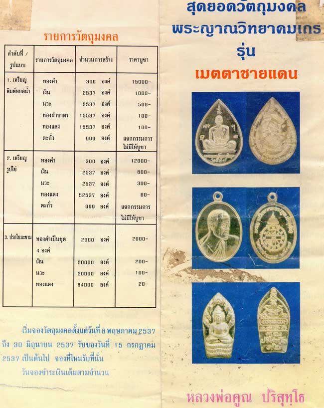  พระปรกใบมะขาม หลวงพ่อคูณ ปริสุทโธ 72 รุ่นเมตตาชายเเดนปี 37 เนื้อเงิน (คัดสวย)