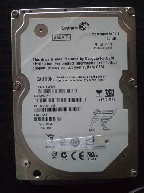 HDD 160g (sata) โน๊ตบุ๊ค**มือ2