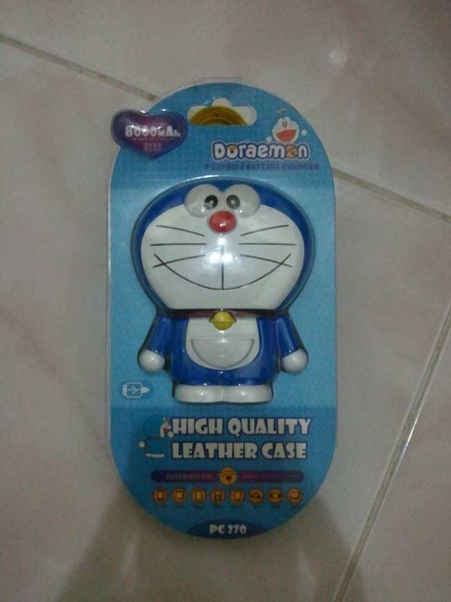 Power bank Doraemon 8000 mah 2 USB เป็นของใหม่ ราคาถูก