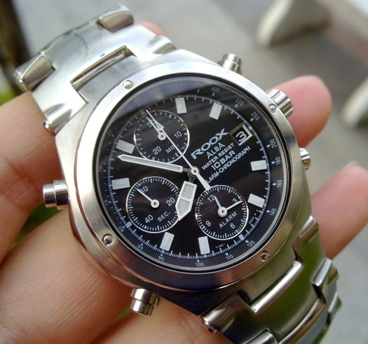 นาฬิกา ALBA โครโนกราฟ ของแท้ ROOX alarm chronograph