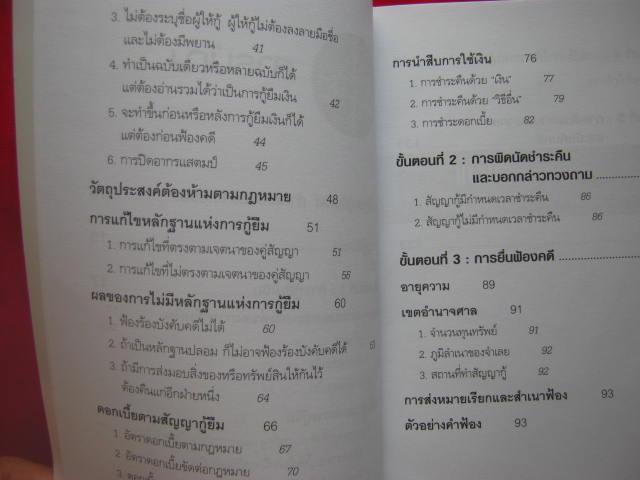 หนังสือ รู้ทัน ป้องกัน แก้ไข คดีกู้ยืมเงิน ทำคดีเองอย่างเซียน หนา 134 หน้ากระดาษปอนด์