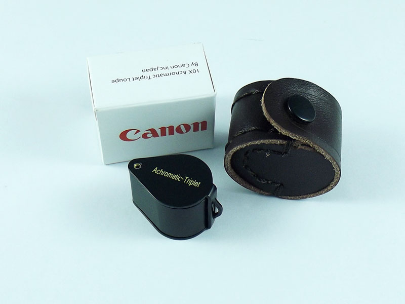 กล้องส่องพระตัวใหม่ล่าสุด Canon achromatic lens 10x18mm เลนส์ 3 ชั้นพร้อมซองหนังและจัดส่ง EMS