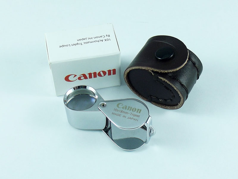 กล้องส่องพระตัวใหม่ล่าสุด Canon achromatic lens 10x18mm เลนส์ 3 ชั้นพร้อมซองหนังและจัดส่ง EMS