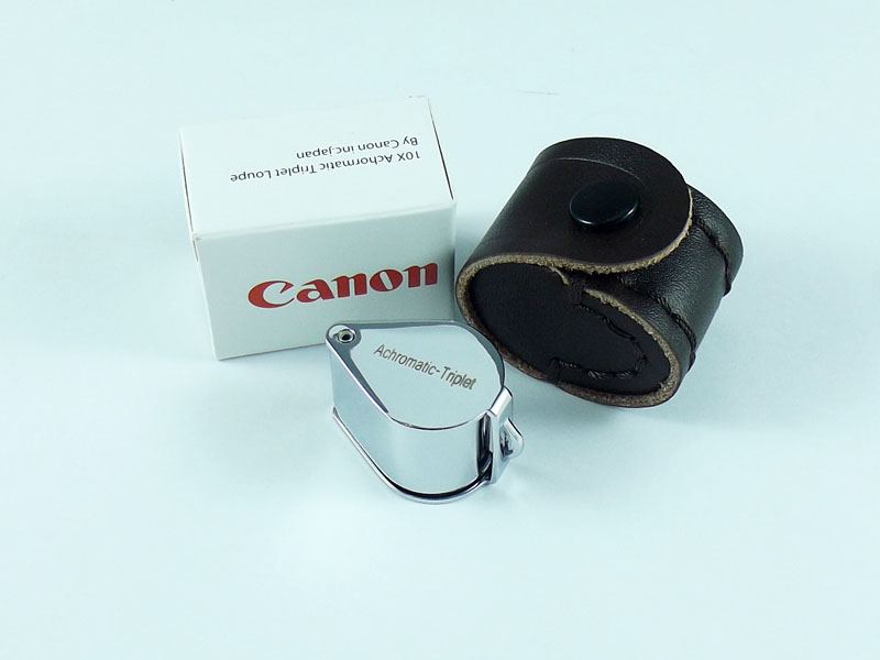 กล้องส่องพระตัวใหม่ล่าสุด Canon achromatic lens 10x18mm เลนส์ 3 ชั้นพร้อมซองหนังและจัดส่ง EMS