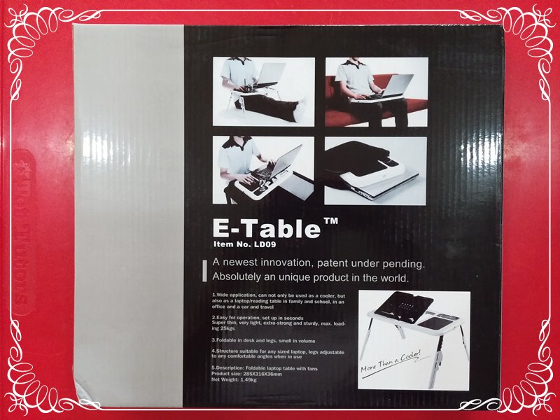 โล็ะสต็อกถูกๆ เคาะเดียว (275) E -Table โต็ะวางโน็ตบุคเอนกประสงค์