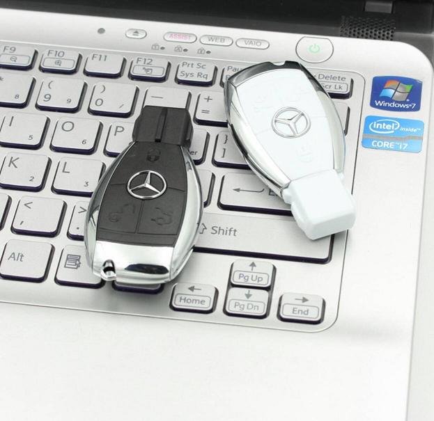 180.-  USU. Flash drive แบบกุญแจรถ mercedes benz 16GB